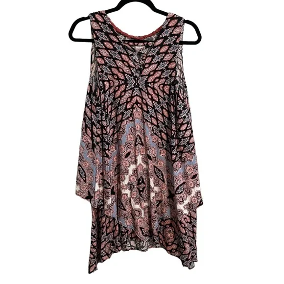 Knox Rose | Dresses | Knox Rose Bohemian Gypsy Double Layered Sleeveless  Dress | Poshmark